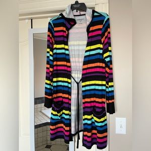 Torrid super soft bright striped loungewear hoodie